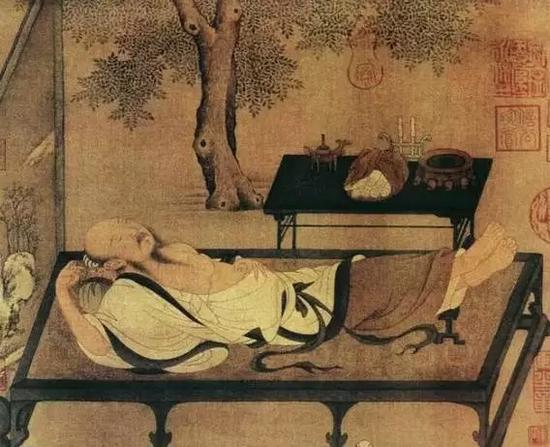 佚名 《槐荫消夏图》 佚名 《槐荫消夏图》