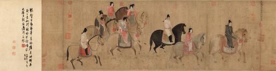 虢国夫人游春图 虢国夫人游春图