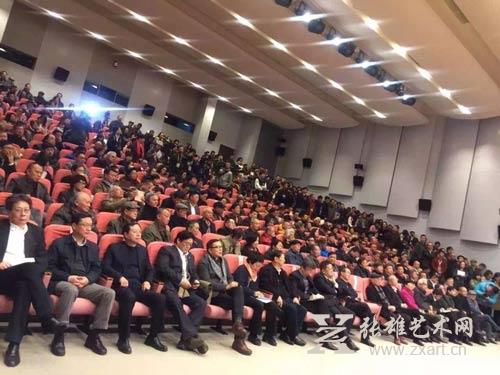 许江艺术大展“东方葵Ⅱ——来自葵园大地的报告”开幕式现场 许江艺术大展“东方葵Ⅱ——来自葵园大地的报告”开幕式现场