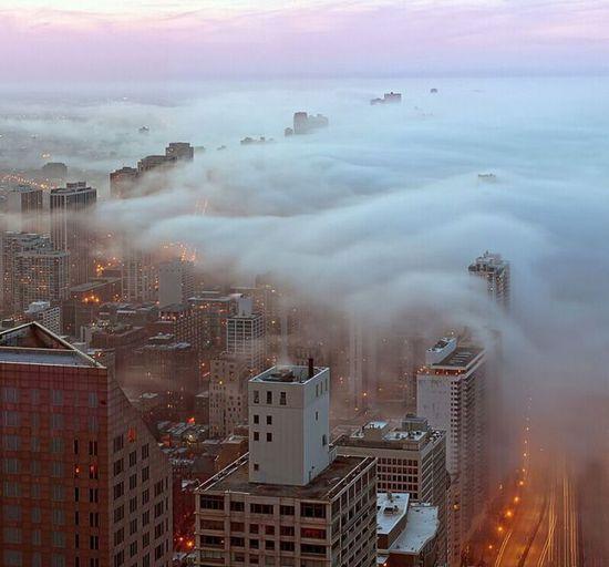 雾不和霾在一起其实很美