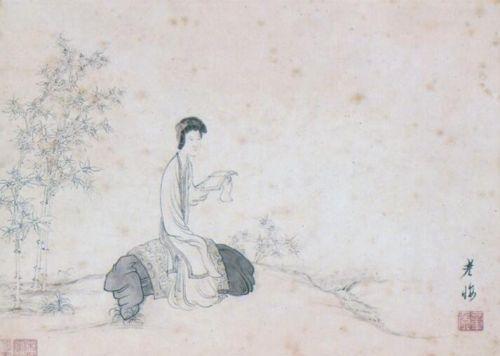 陈洪绶《缥香》 陈洪绶《缥香》