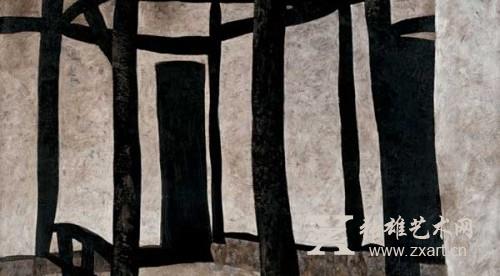 三味书屋  油彩画布  112×145cm  1986-1990 王怀庆