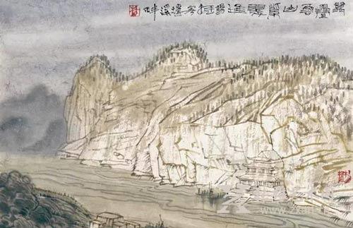 杨挺 万叠云山紫翠堆 38x53cm 杨挺 万叠云山紫翠堆 38x53cm