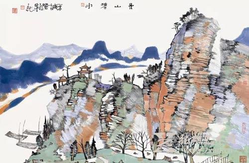 杨玉泉 丹山碧水 75x55cm 杨玉泉 丹山碧水 75x55cm
