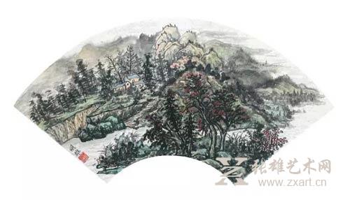 陈明雄 谷地幽深 50x30cm 陈明雄 谷地幽深 50x30cm