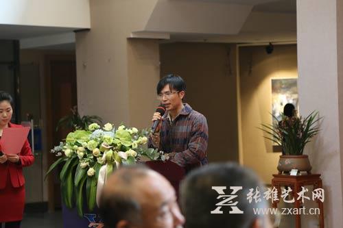 当代艺术家林宝春致辞