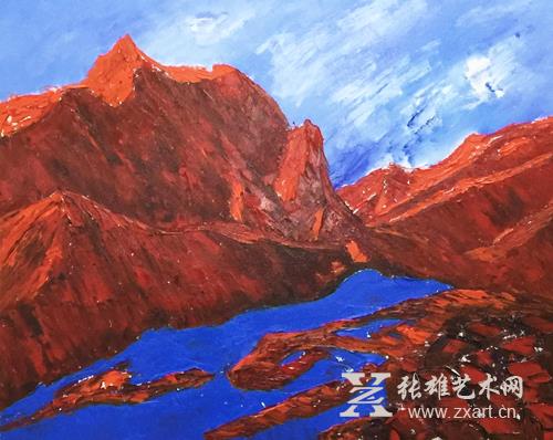 原华伍《蓝系列》作品 原华伍《蓝系列》作品