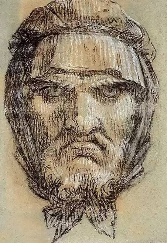 普鲁东自画像 普鲁东自画像