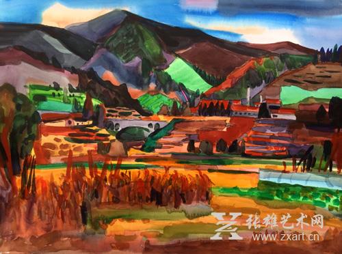 林天喜  2015 《梅林金秋》