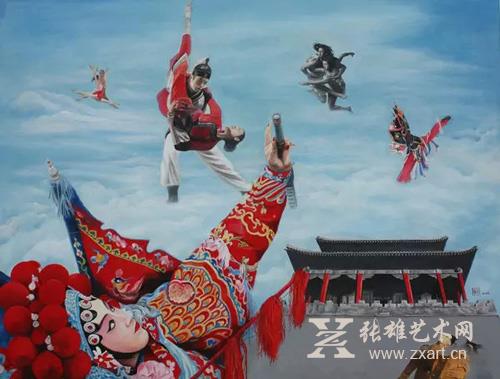 《舞动的中国》李军 110X140cm
