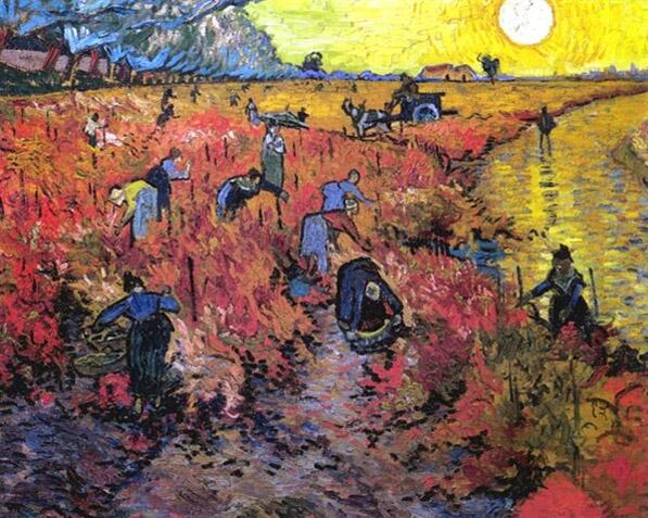 红葡萄园 1888年11月 阿尔