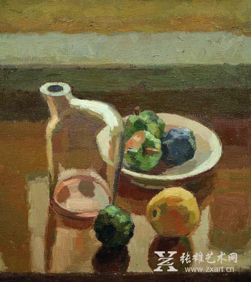 逆光 布面油画 45.7x38.2cm 1999