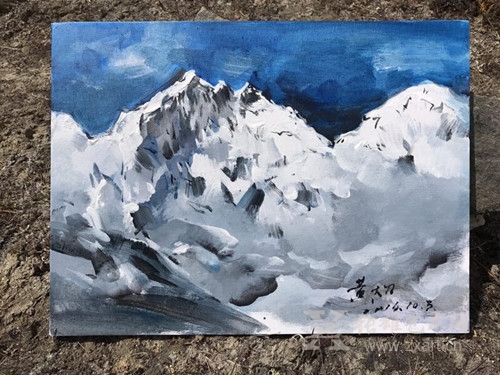 第七次进藏区采风写生——雪山王国·珠峰东坡 第七次进藏区采风写生——雪山王国·珠峰东坡